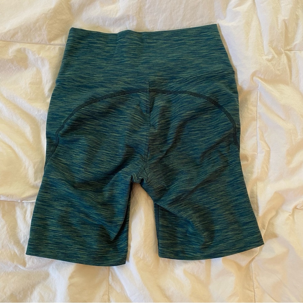 Outdoor Voices Biker Shorts Size XS Conifer Green
